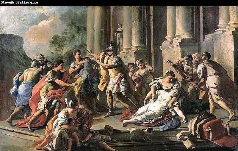 Francesco de mura Horatius Slaying His Sister after the Defeat of the Curiatii